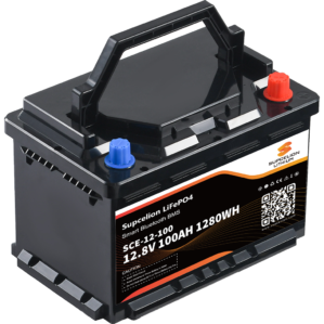 Supcelion 12.8V 100Ah Underseat Lithium Battery with Bluetooth