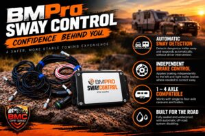 BMPRO SwayControl trailer sway control unit with loom